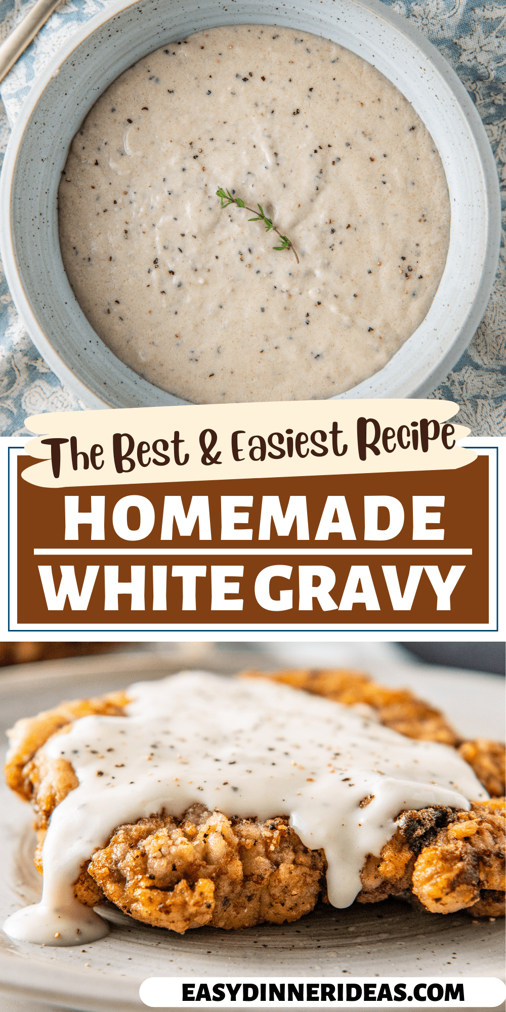 homemade-white-gravy-easy-dinner-ideas