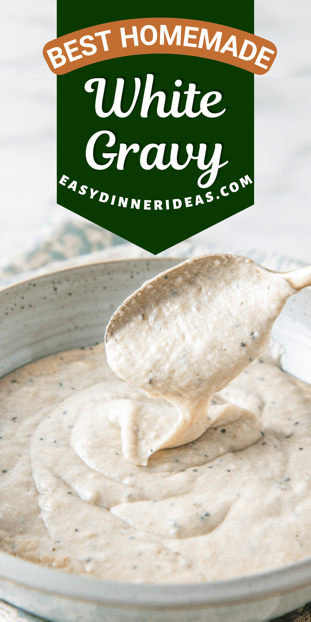 Homemade White Gravy Easy Dinner Ideas