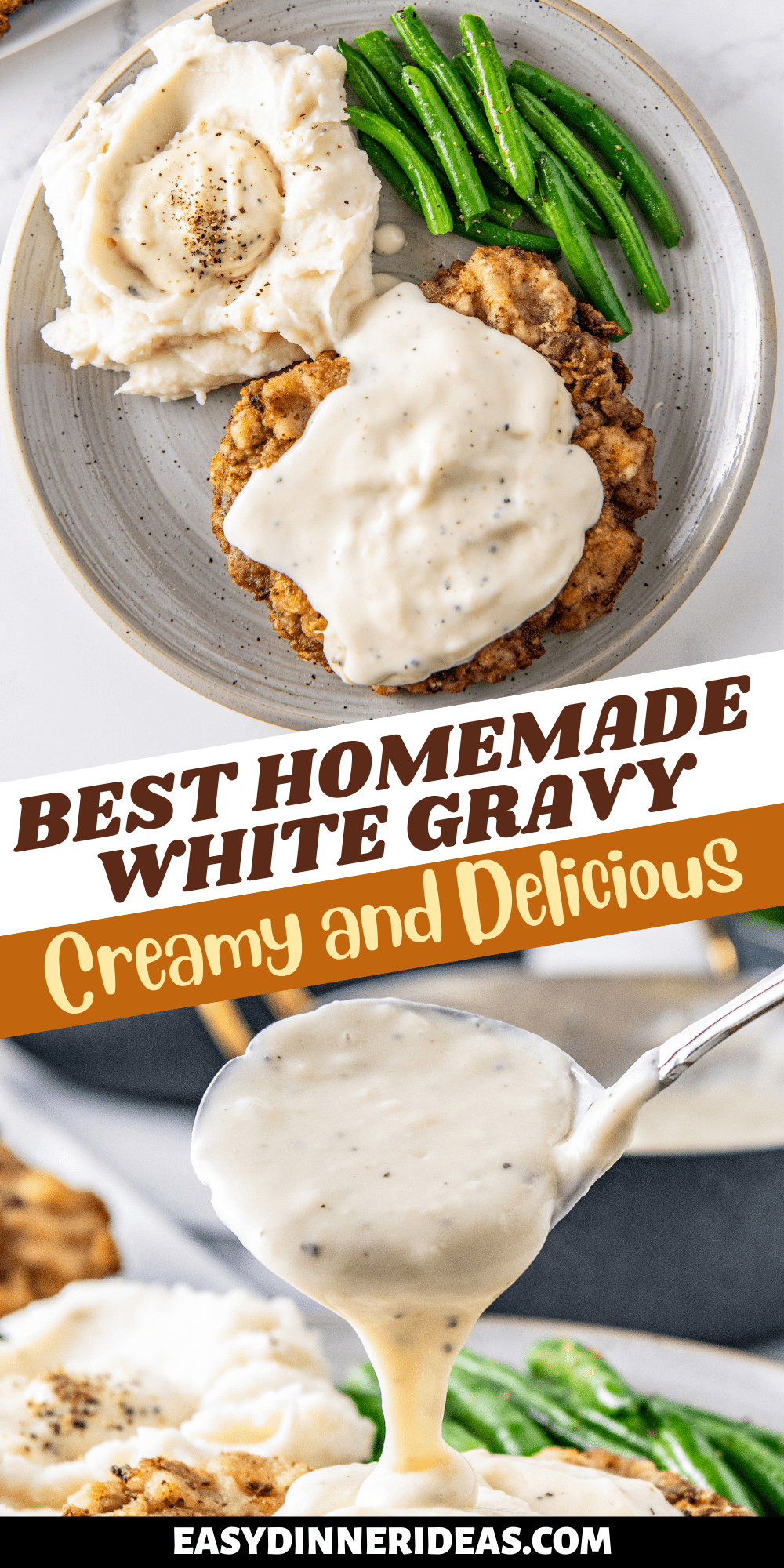 Homemade White Gravy Easy Dinner Ideas