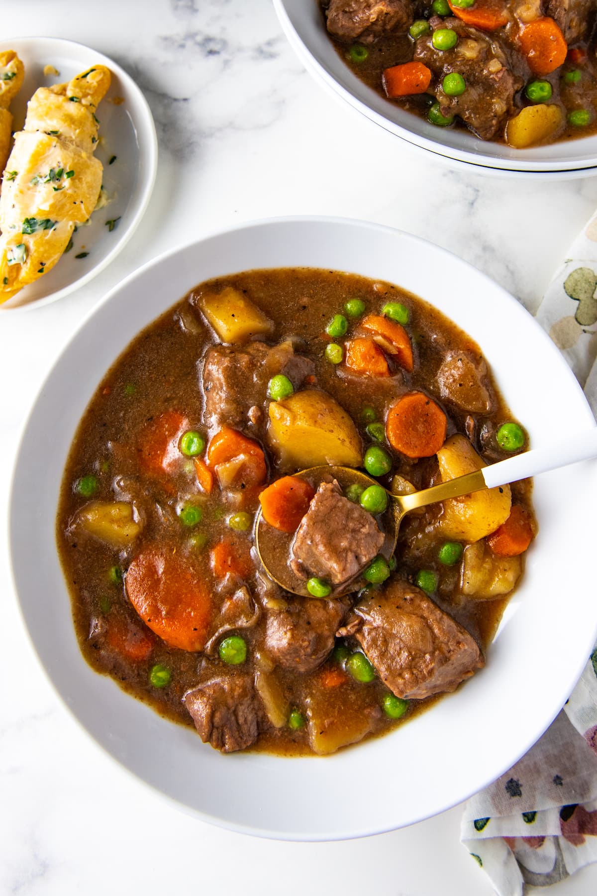 Slow Cooker Beef Stew {with Rich Gravy}