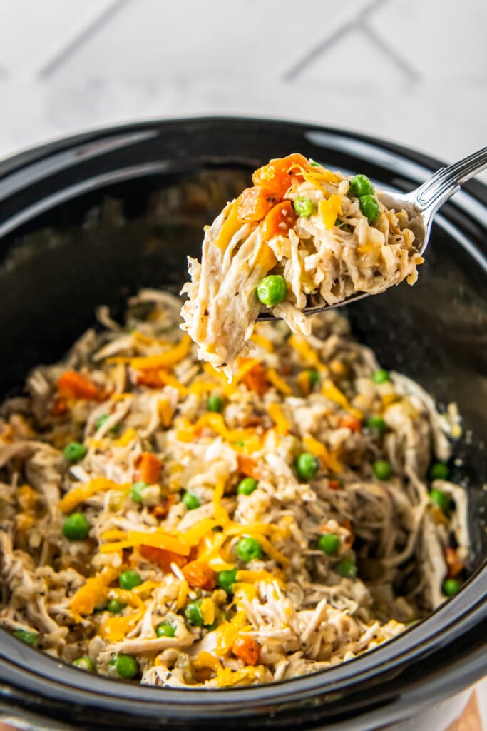 Crockpot Chicken and Rice | Easy Dinner Ideas