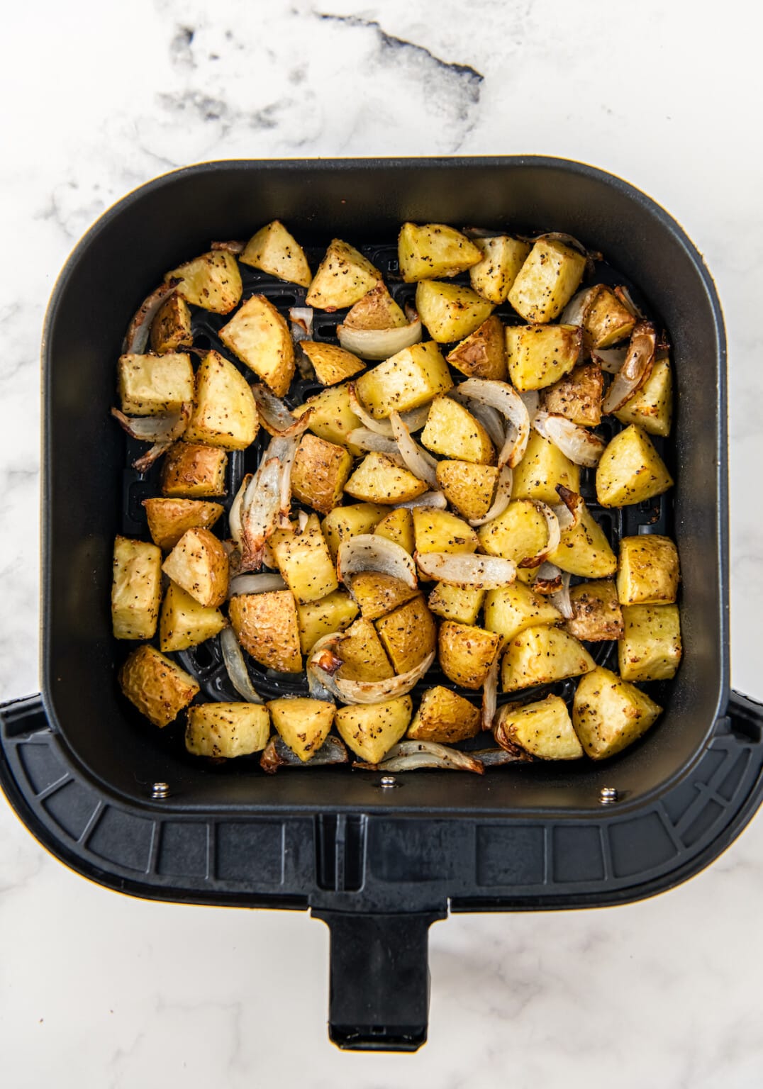 Air Fryer Potatoes and Onions Easy Dinner Ideas