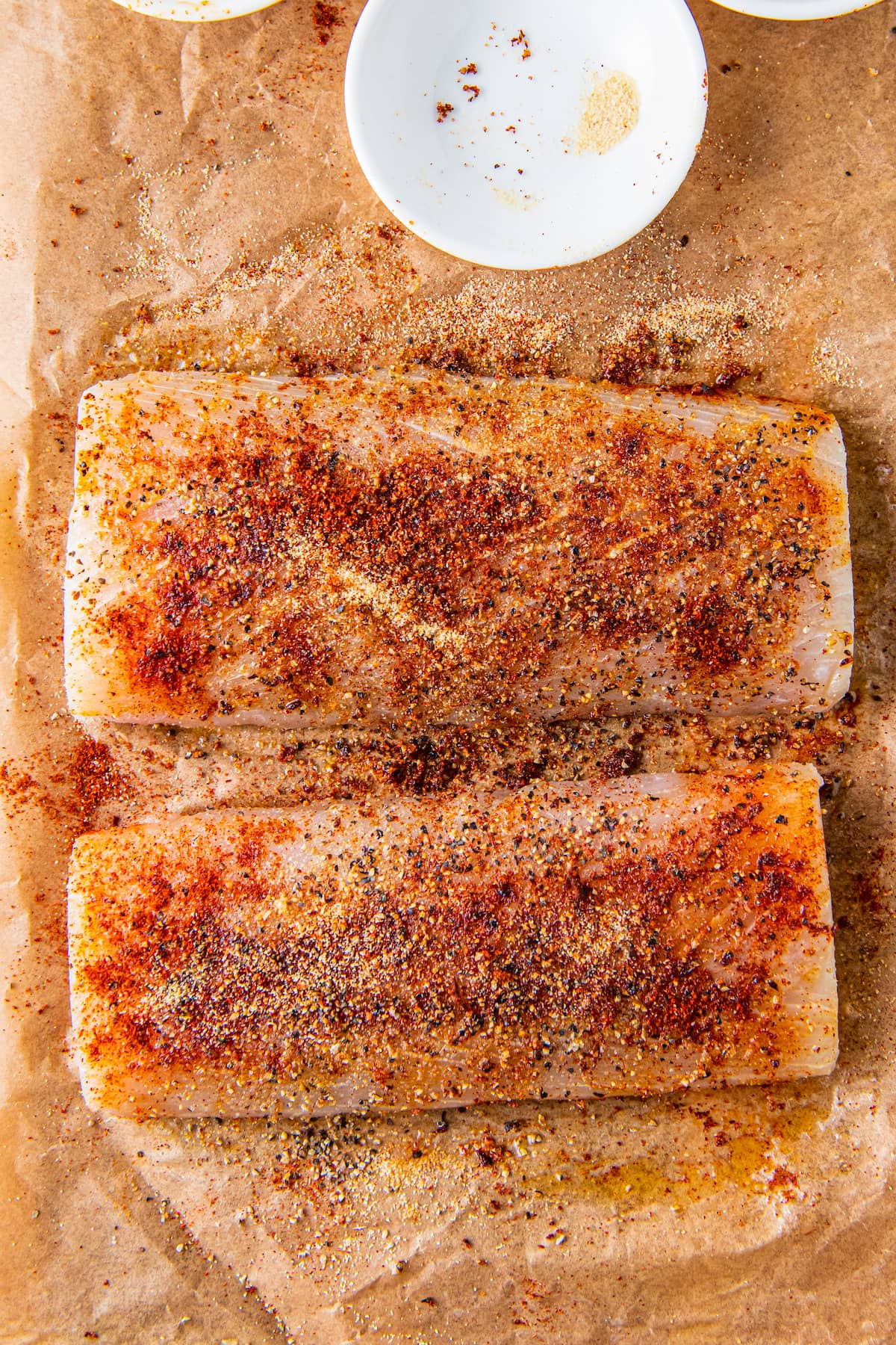 seasoned mahi mahi filets