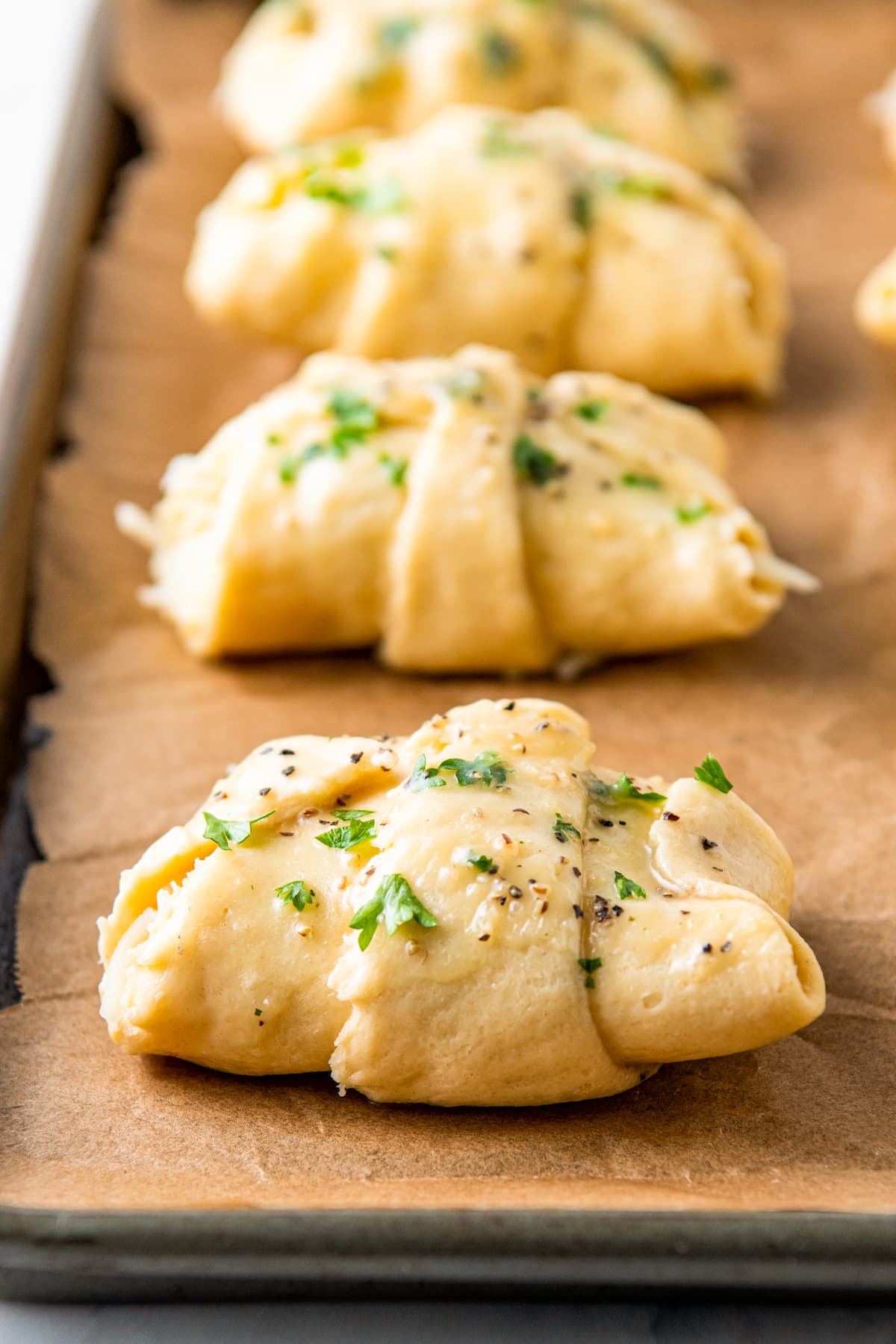 crescent rolls with herbs