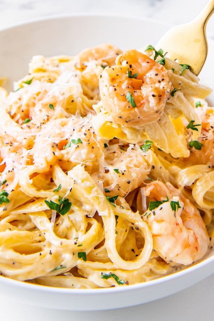 Shrimp Alfredo | Easy Dinner Ideas