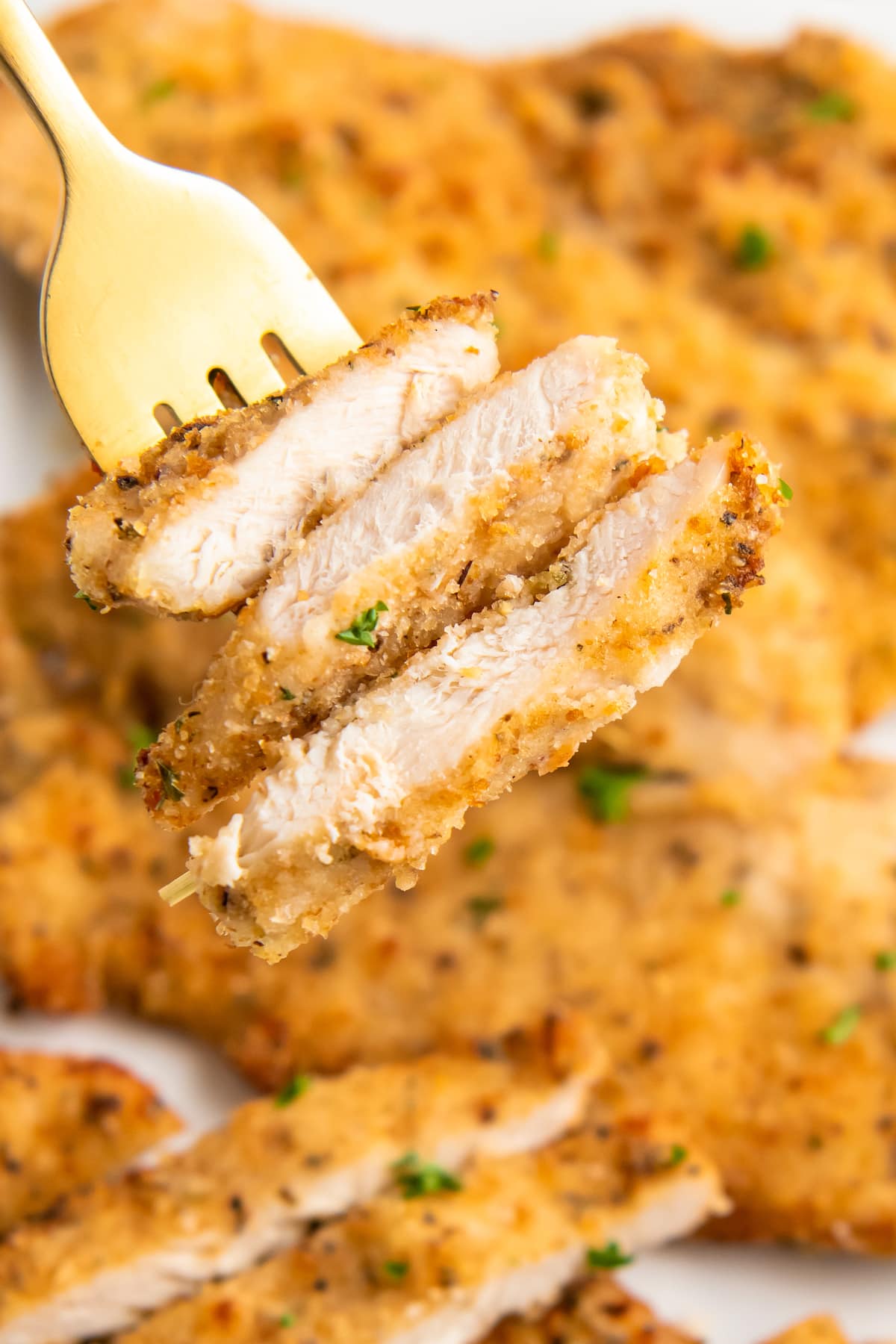 sliced air fryer chicken cutlets