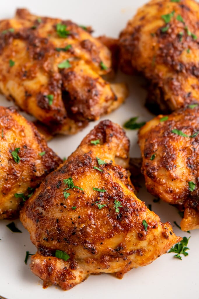 Crispy Air Fryer Chicken Thighs | Easy Dinner Ideas