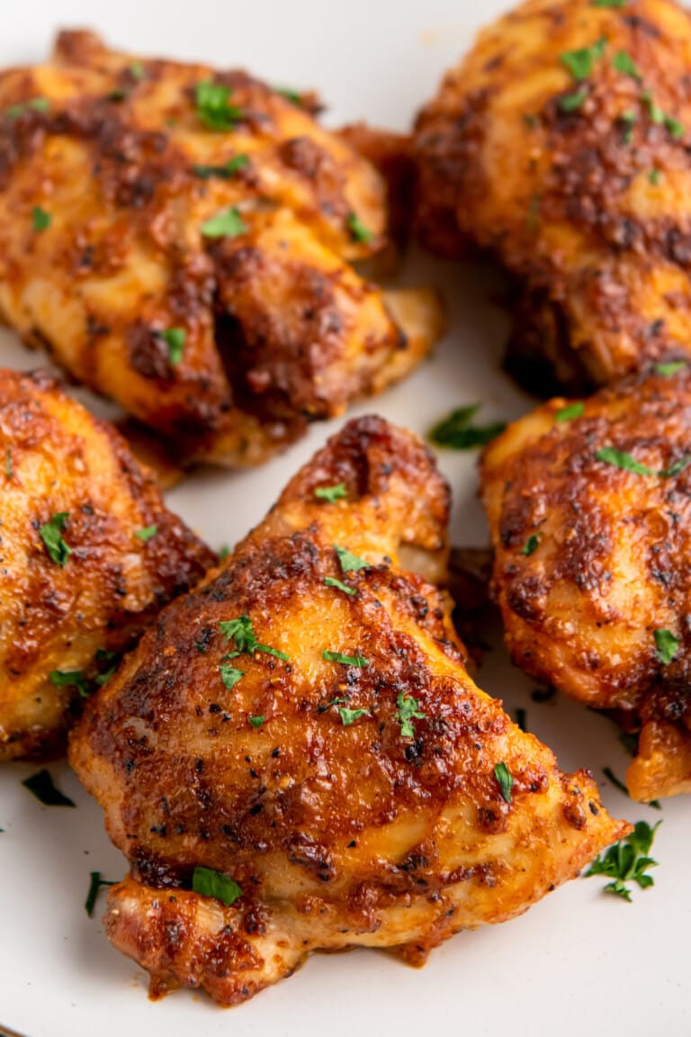 Crispy Air Fryer Chicken Thighs Easy Dinner Ideas