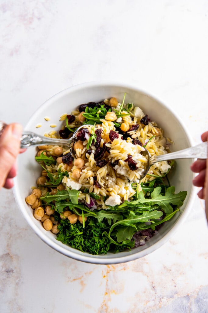 Orzo Salad with Arugula | Easy Dinner Ideas