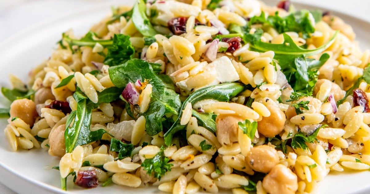 Orzo Salad with Arugula Easy Dinner Ideas