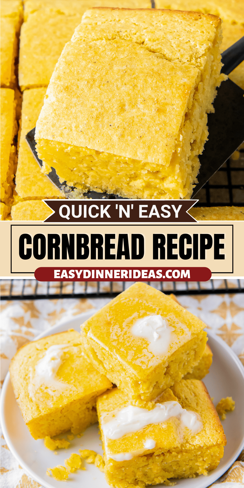 Classic Cornbread Recipe | Easy Dinner Ideas