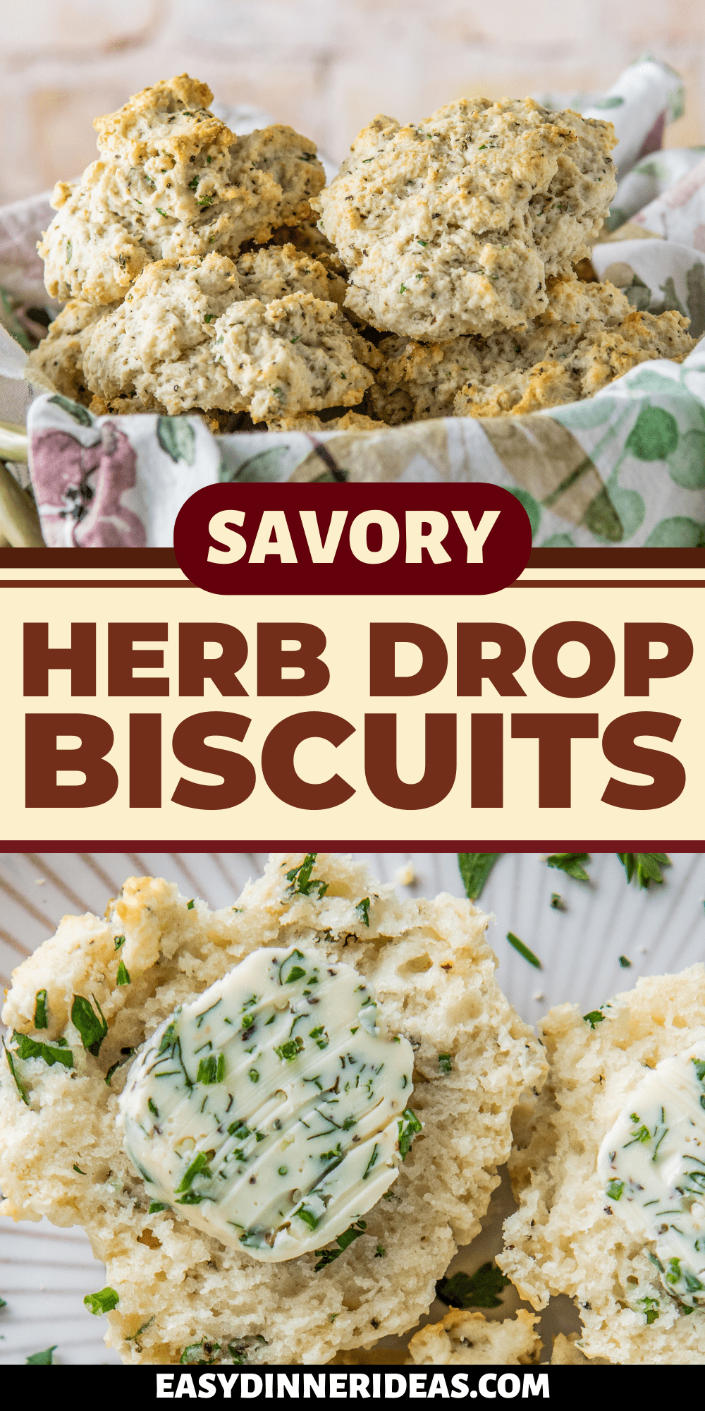 Herb Drop Biscuits | Easy Dinner Ideas