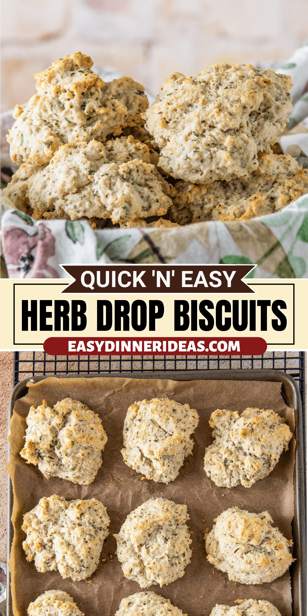 Herb Drop Biscuits Easy Dinner Ideas