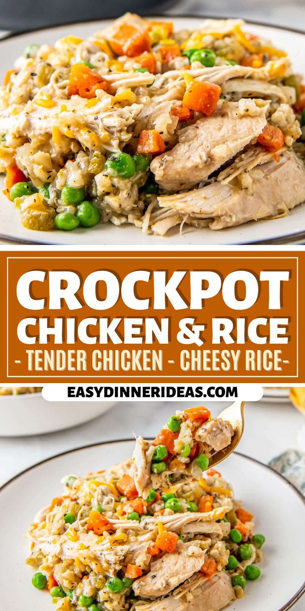 Crockpot Chicken and Rice | Easy Dinner Ideas