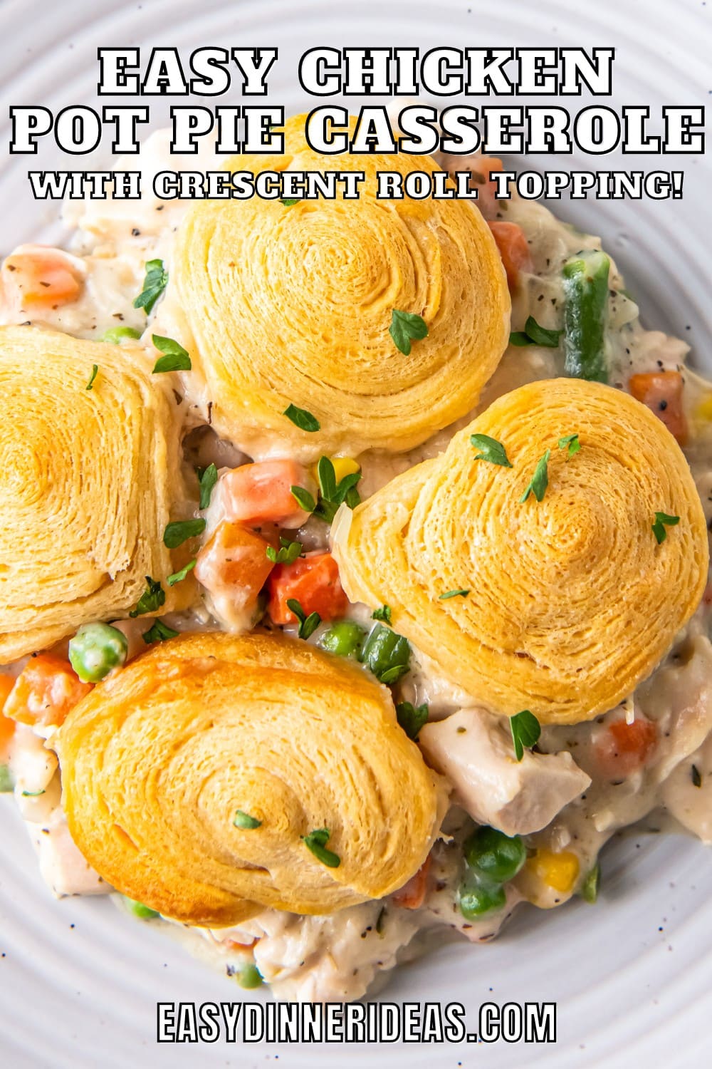 Chicken Pot Pie Casserole | Easy Dinner Ideas