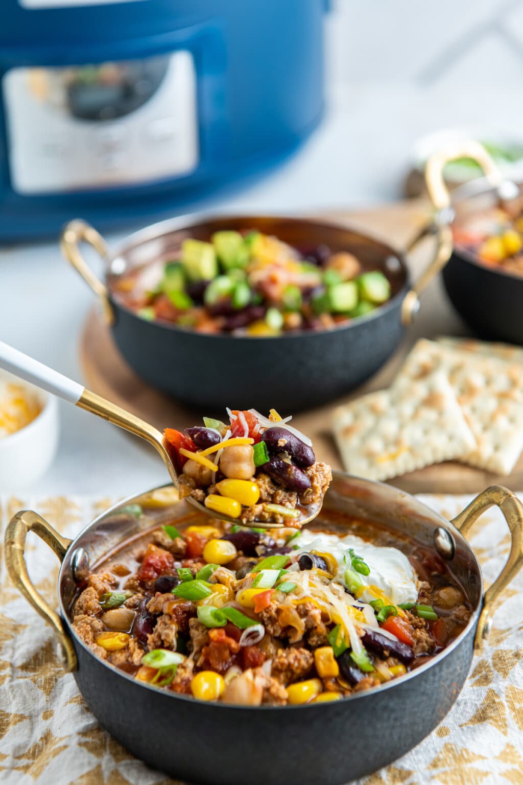 Easy Crockpot Turkey Chili Recipe Easy Dinner Ideas