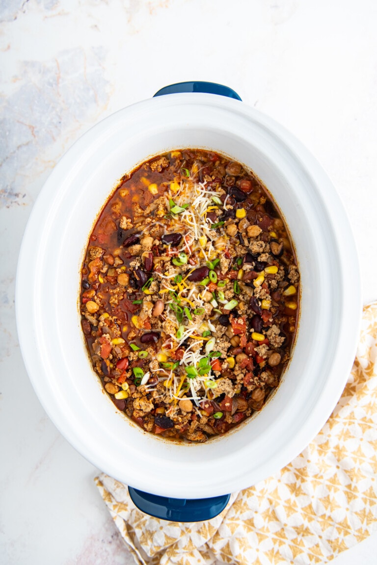 Easy Crockpot Turkey Chili Recipe Easy Dinner Ideas