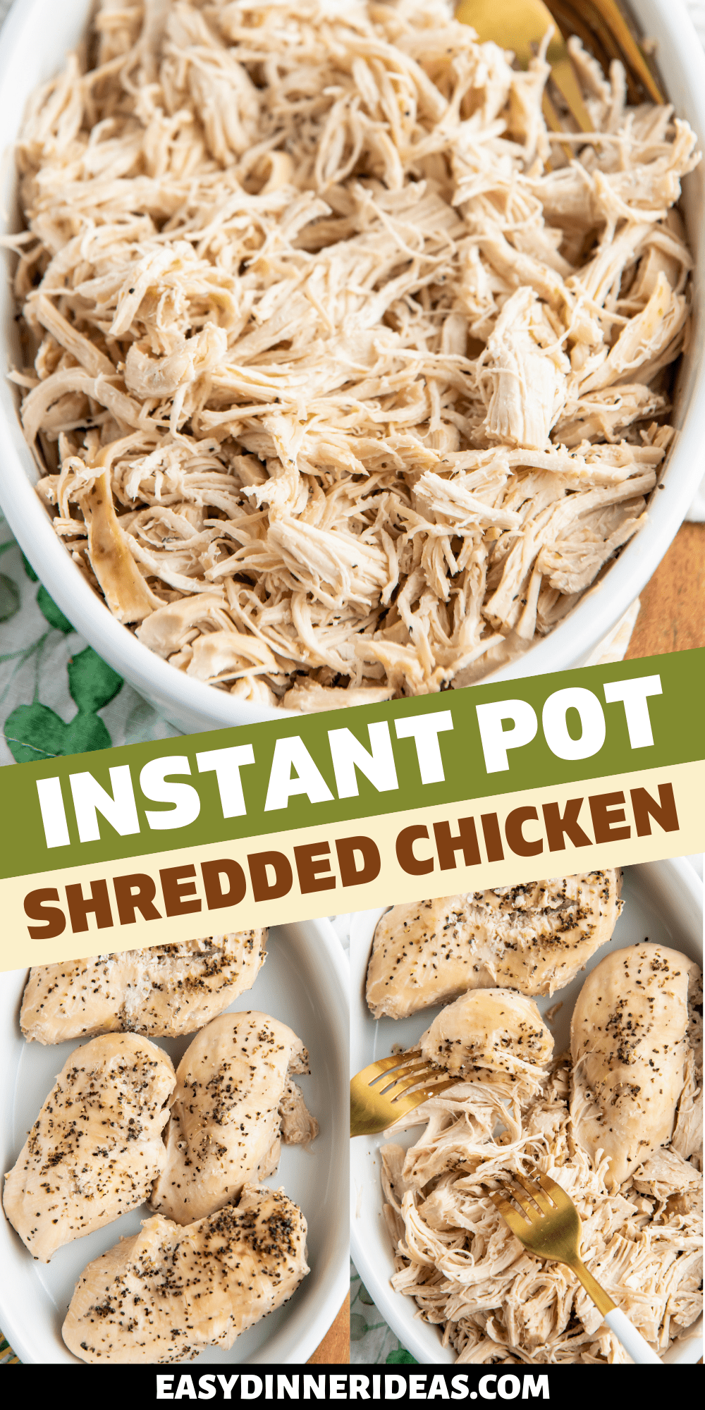 Instant Pot Shredded Chicken Easy Dinner Ideas