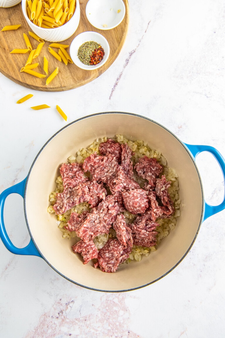 One Pot Italian Sausage Pasta Easy Dinner Ideas