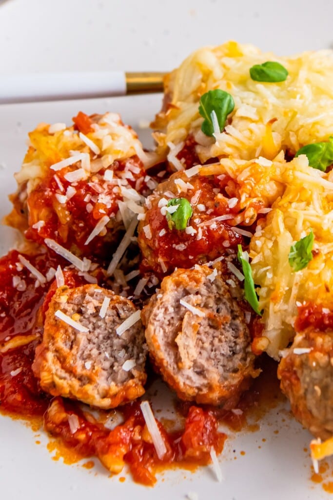 The Best Baked Meatballs With Marinara Easy Dinner Ideas