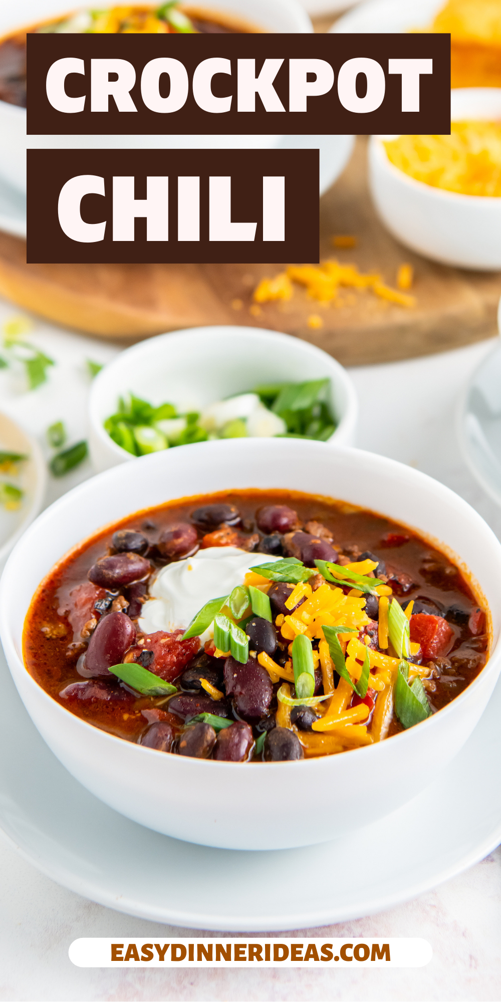 Crockpot Chili | Easy Dinner Ideas