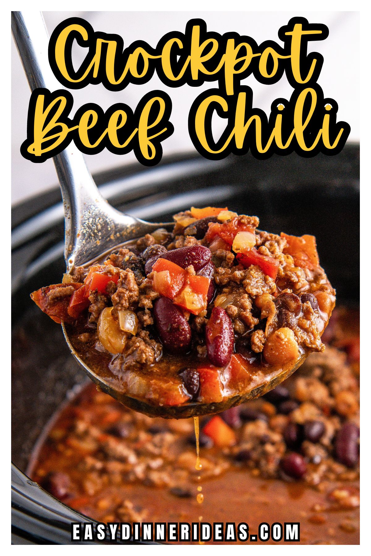 The Best Easy Crockpot Chili Recipe | Easy Dinner Ideas