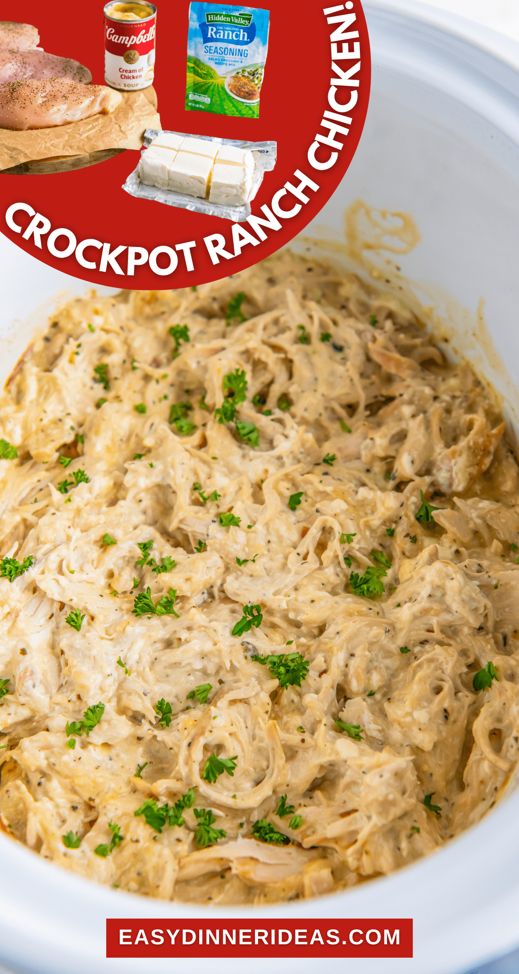 Crockpot Ranch Chicken Easy Dinner Ideas