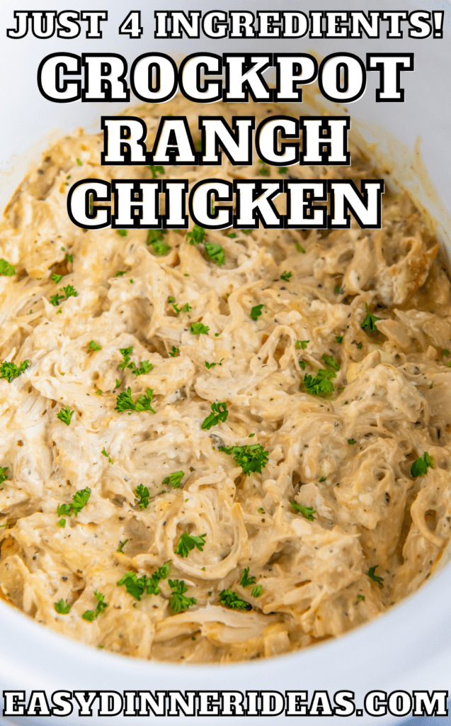 Crockpot Ranch Chicken | Easy Dinner Ideas