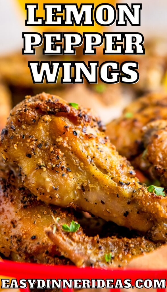 Lemon Pepper Chicken Wings | Easy Dinner Ideas