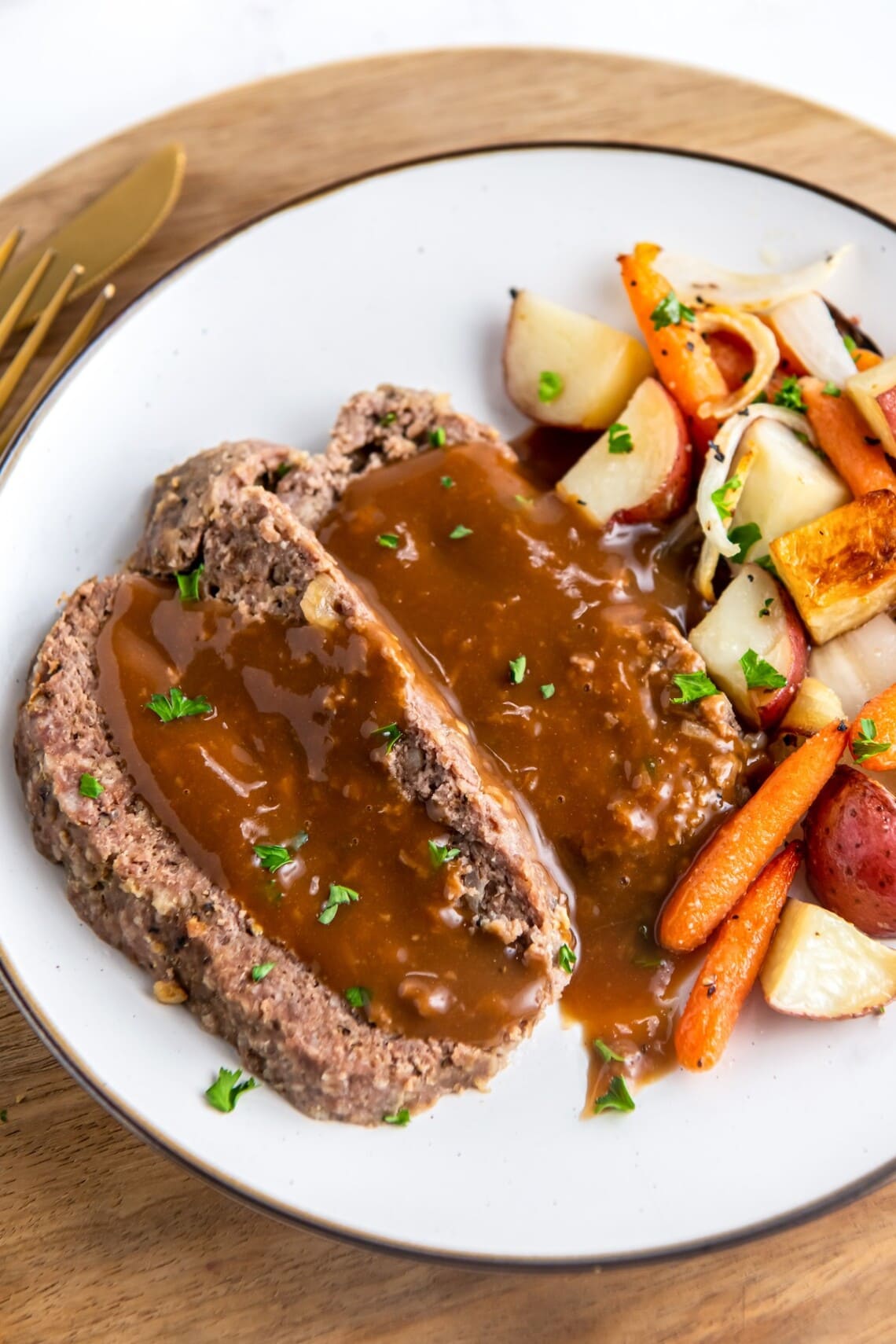Easy Meatloaf With Vegetables Easy Dinner Ideas