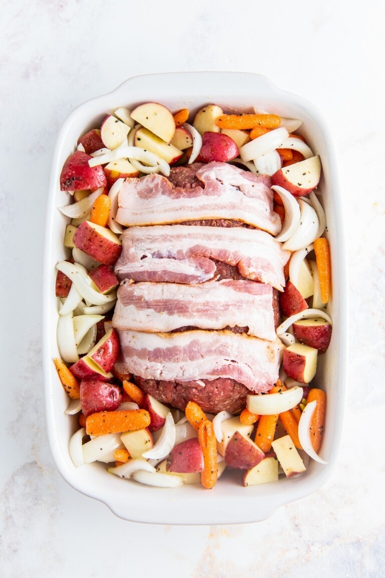 Easy Meatloaf With Vegetables | Easy Dinner Ideas