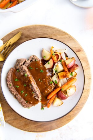 Easy Meatloaf With Vegetables | Easy Dinner Ideas
