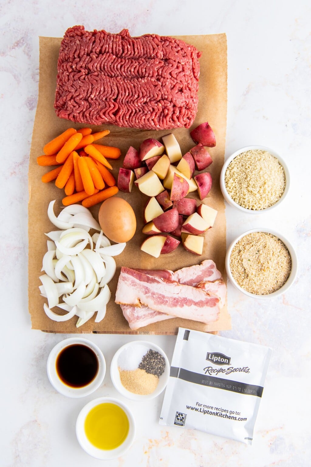 Easy Meatloaf With Vegetables | Easy Dinner Ideas