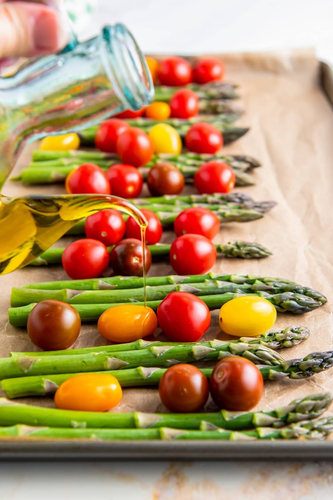 Roasted Asparagus and Tomatoes Easy Dinner Ideas