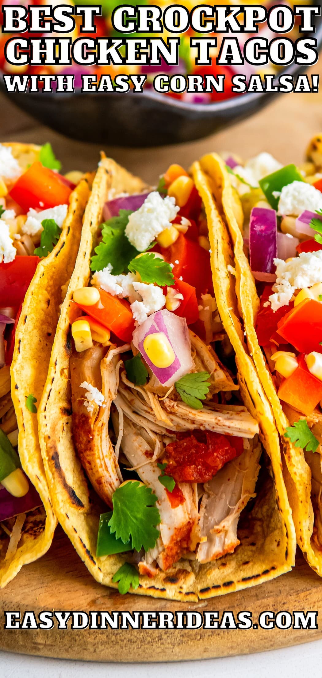 Crockpot Chicken Tacos Recipe Easy Dinner Ideas