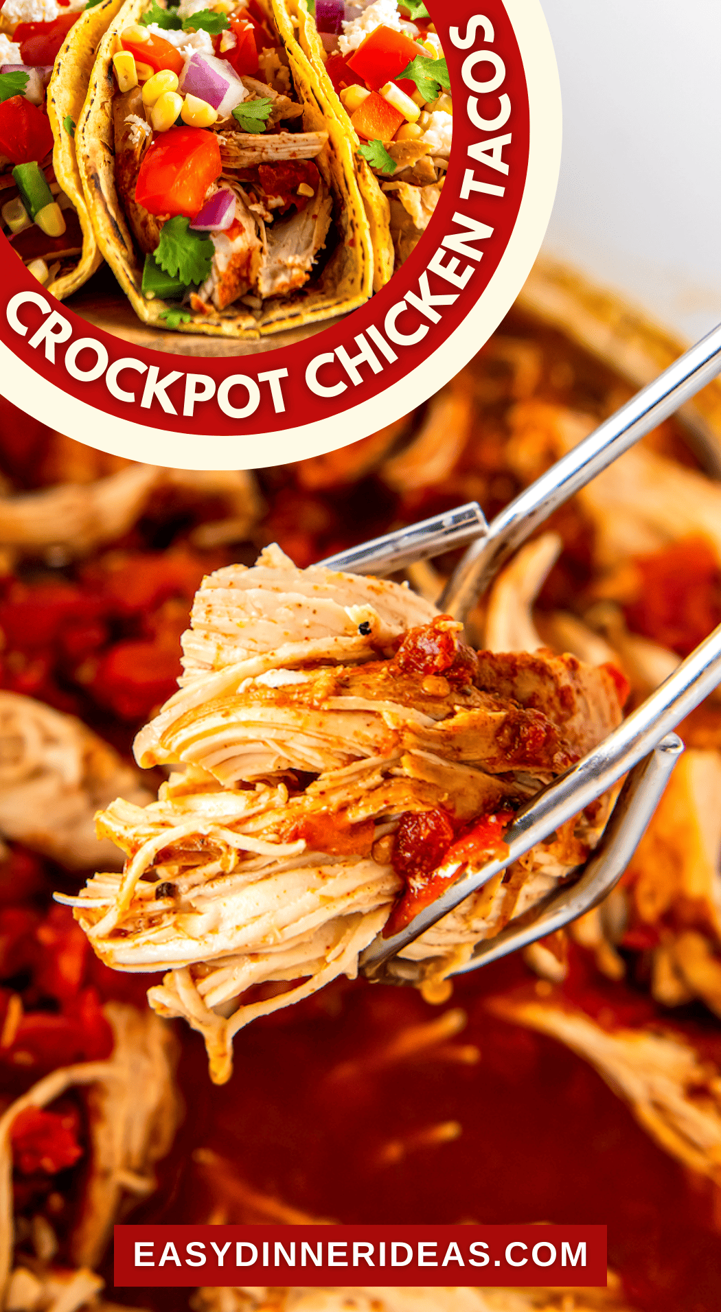 Crockpot Chicken Tacos Recipe Easy Dinner Ideas