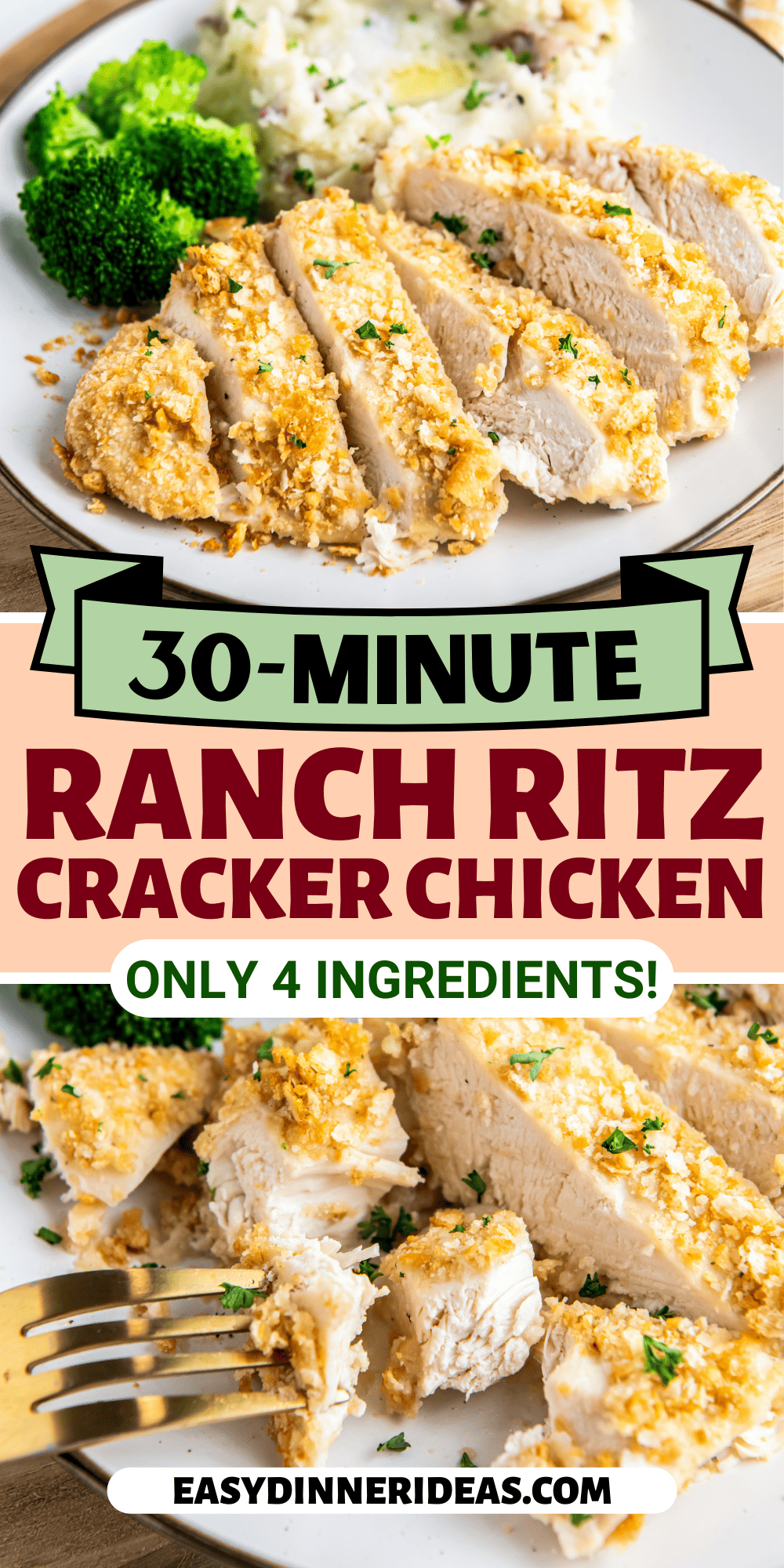 Ranch Ritz Cracker Chicken Easy Dinner Ideas