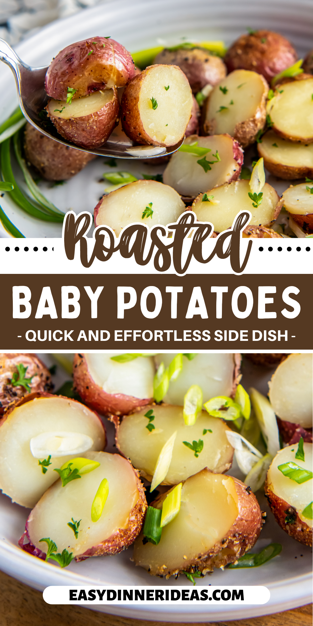 Crispy Oven Roasted Baby Potatoes | Easy Dinner Ideas