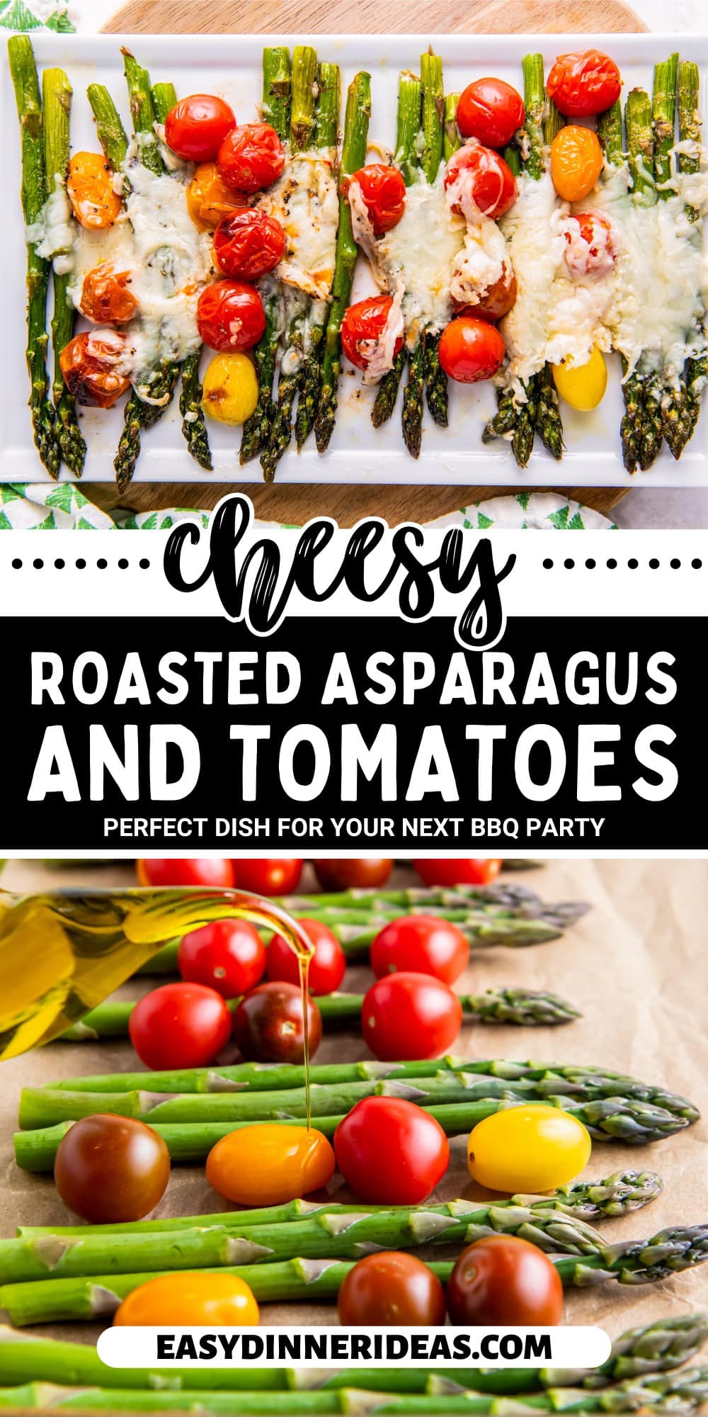 Roasted Asparagus and Tomatoes Easy Dinner Ideas
