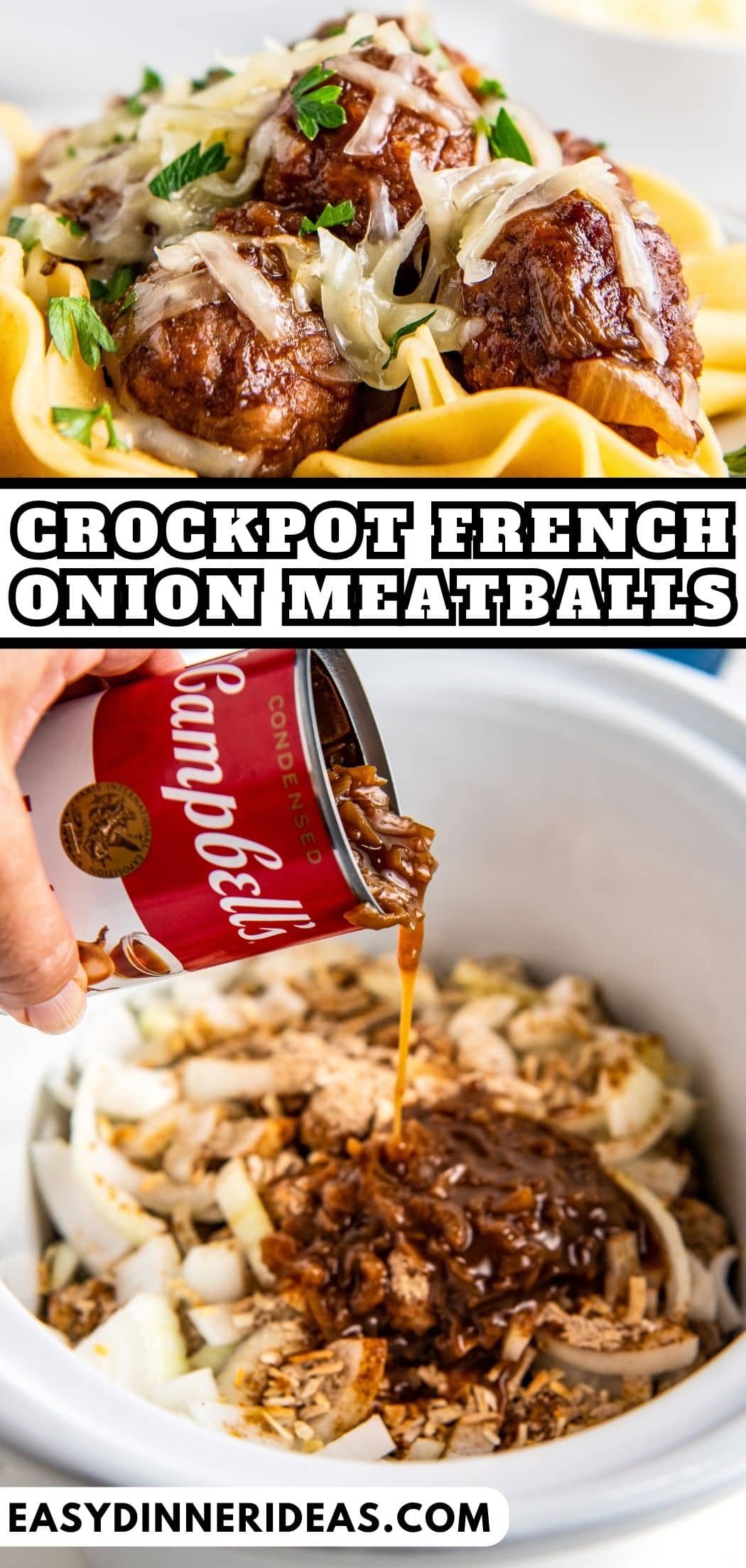 French Onion Meatballs Recipe | Easy Dinner Ideas
