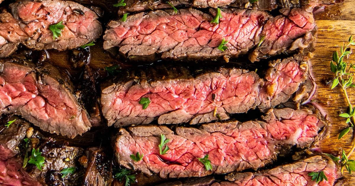 Hot to clearance cook skirt steak