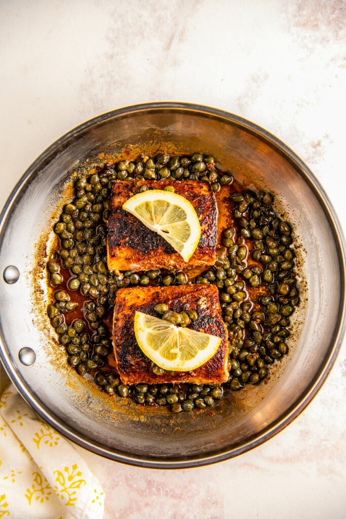 Pan Seared Mahi Mahi Recipe with Lemon Caper Sauce!