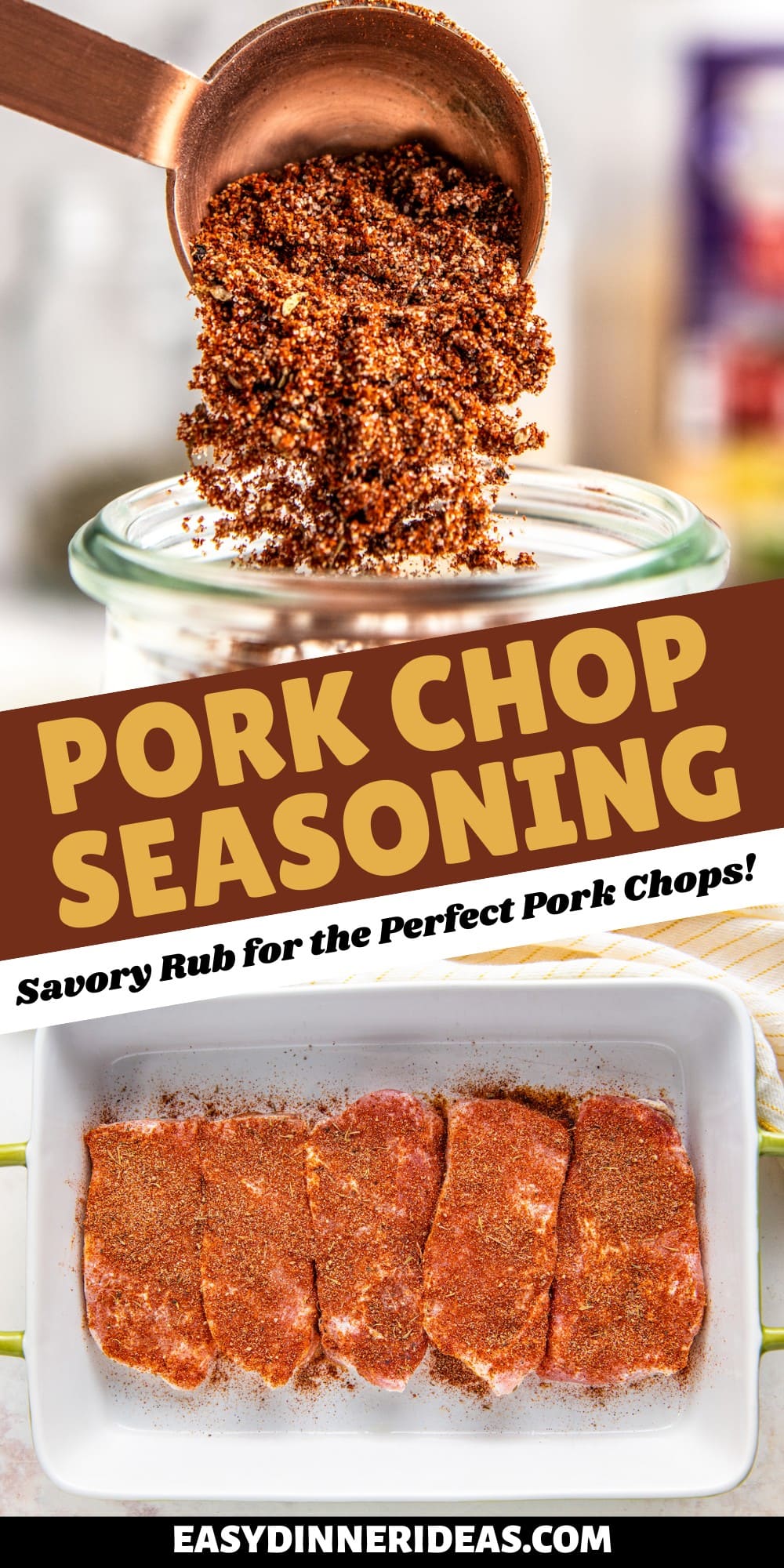 The Best Homemade Pork Chop Seasoning Easy Dinner Ideas   Pork Chop Seasoning 