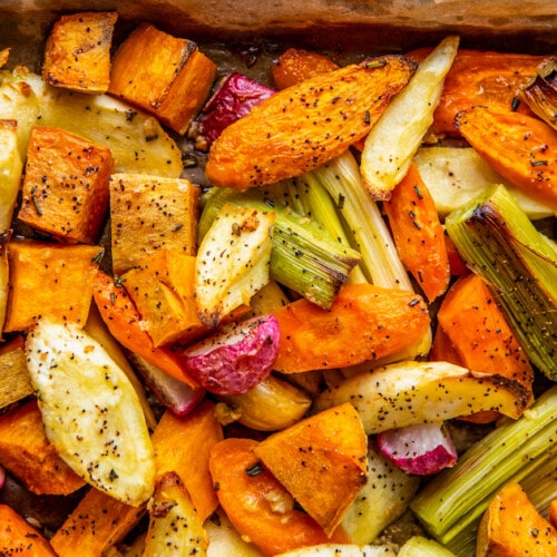 Roasted Root Vegetables Recipe | Easy Dinner Ideas