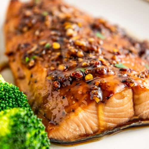 Air Fryer Honey Garlic Salmon | Easy Dinner Ideas
