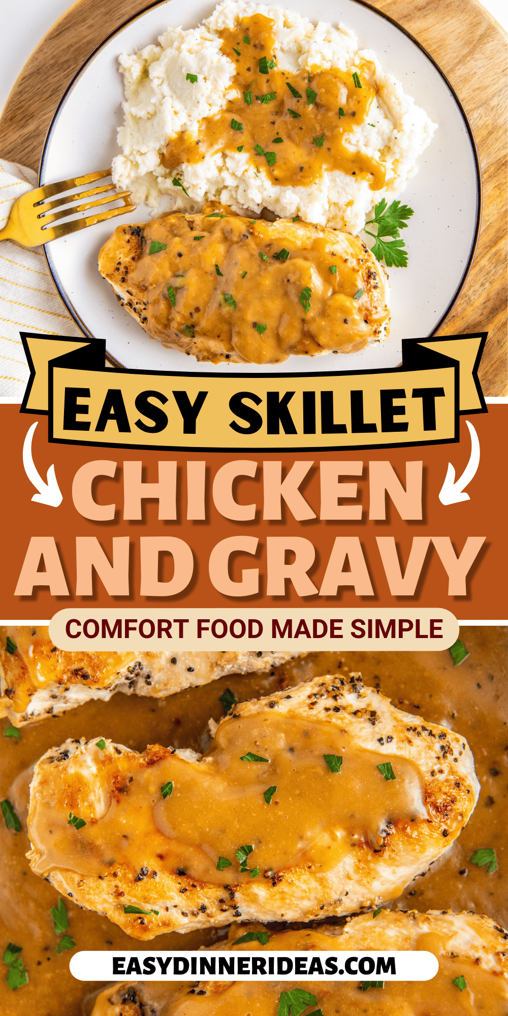 Chicken and Gravy | Easy Dinner Ideas
