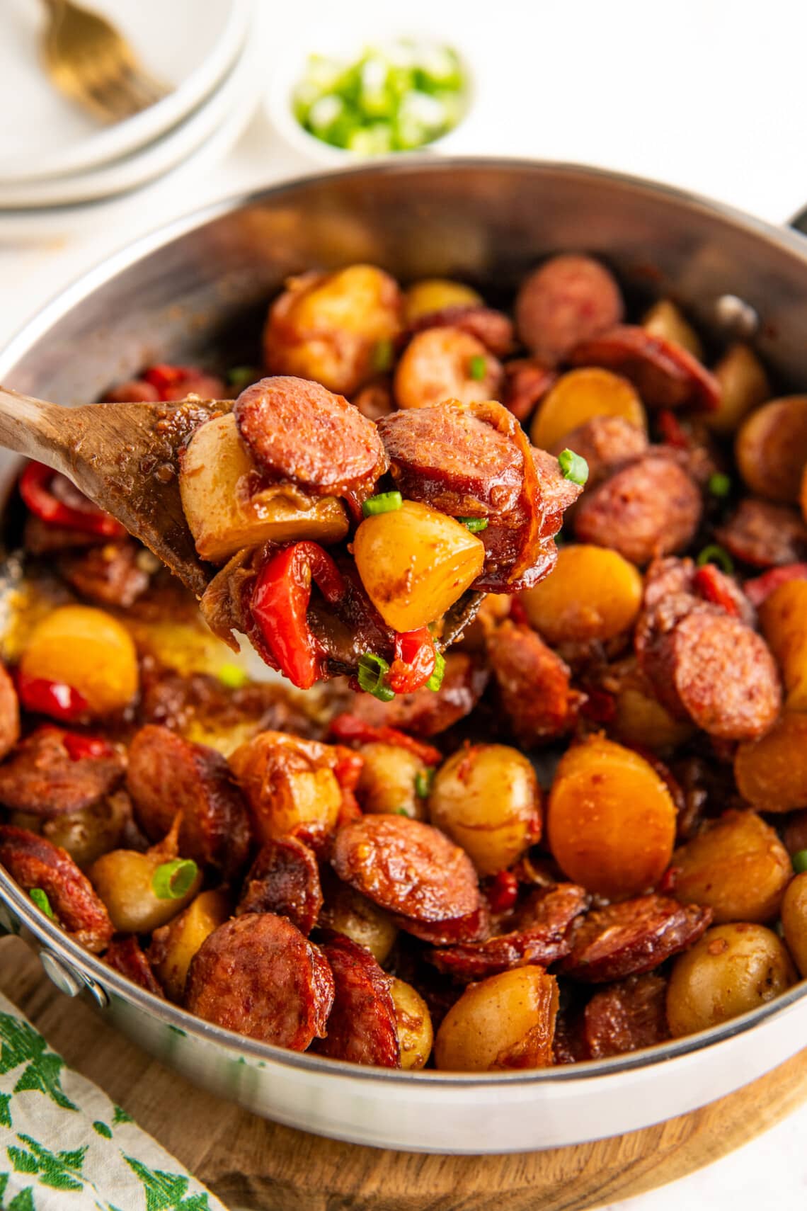 Sausage and Potatoes | Easy Dinner Ideas