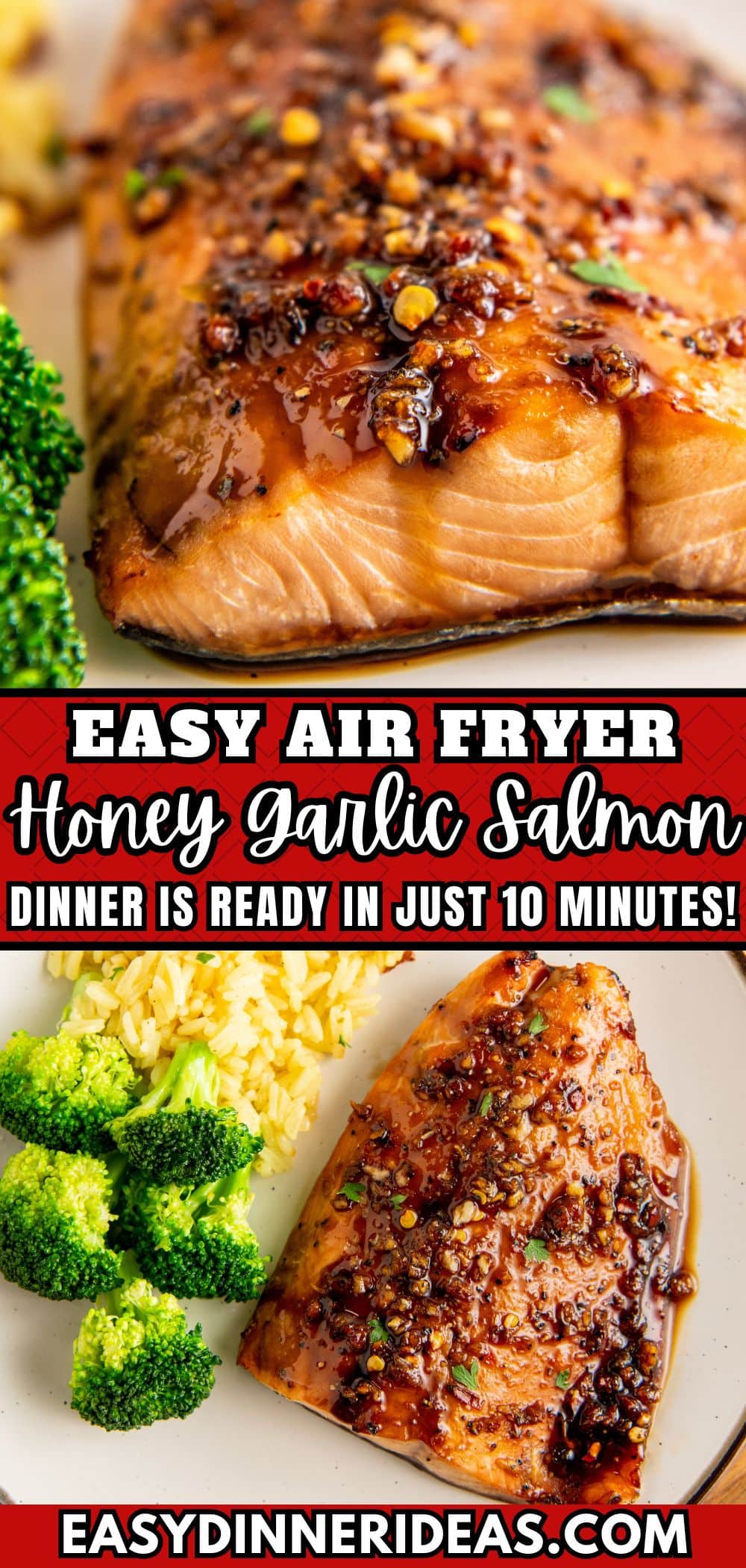 Air Fryer Honey Garlic Salmon Easy Dinner Ideas