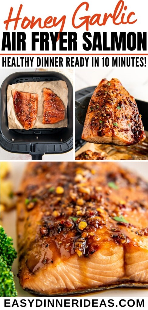 Air Fryer Honey Garlic Salmon | Easy Dinner Ideas