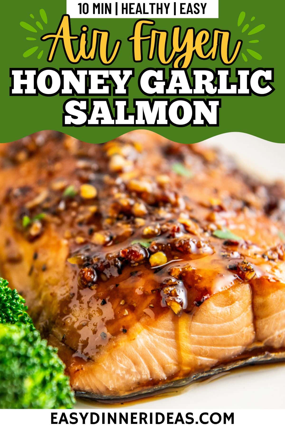Air Fryer Honey Garlic Salmon | Easy Dinner Ideas